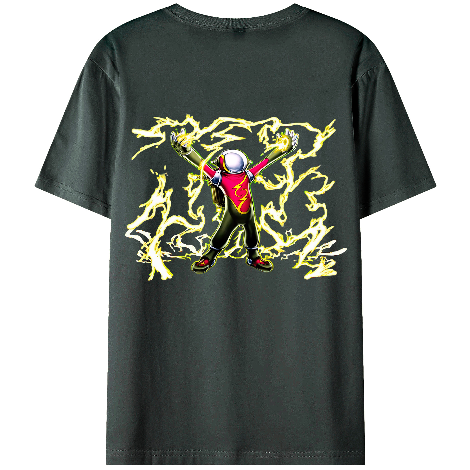 （画像用） 遊☆戯☆王 Yu-Gi-Oh! 綿100％ メンズ半袖Tシャツ（バックプリント） 通気性